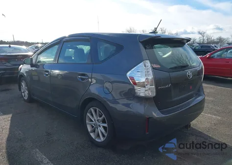 2012 Toyota Prius V Five из США, поврежденный, VIN JTDZN3EU6C3021864
